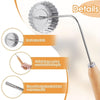 10-Piece Stainless Steel Tart & Pastry Mold Set with Handle