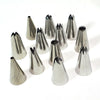 6-Piece Stainless Steel Piping Nozzle Set for Cake Decorating
